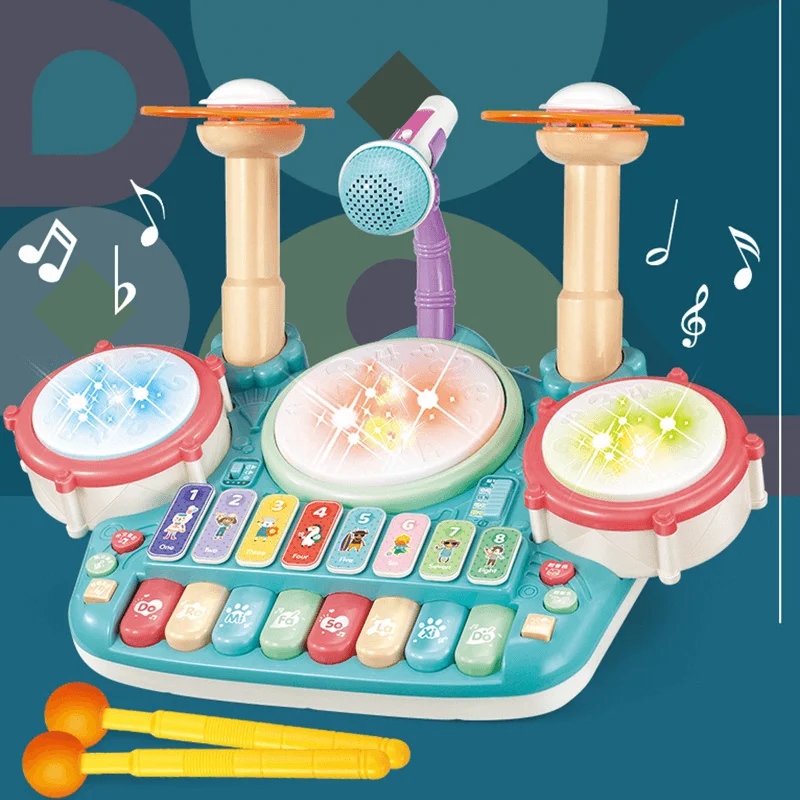 Baby Drum Toy with Microphone