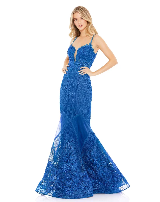 Mac Duggal 79082R Mermaid Long Formal Prom Gown