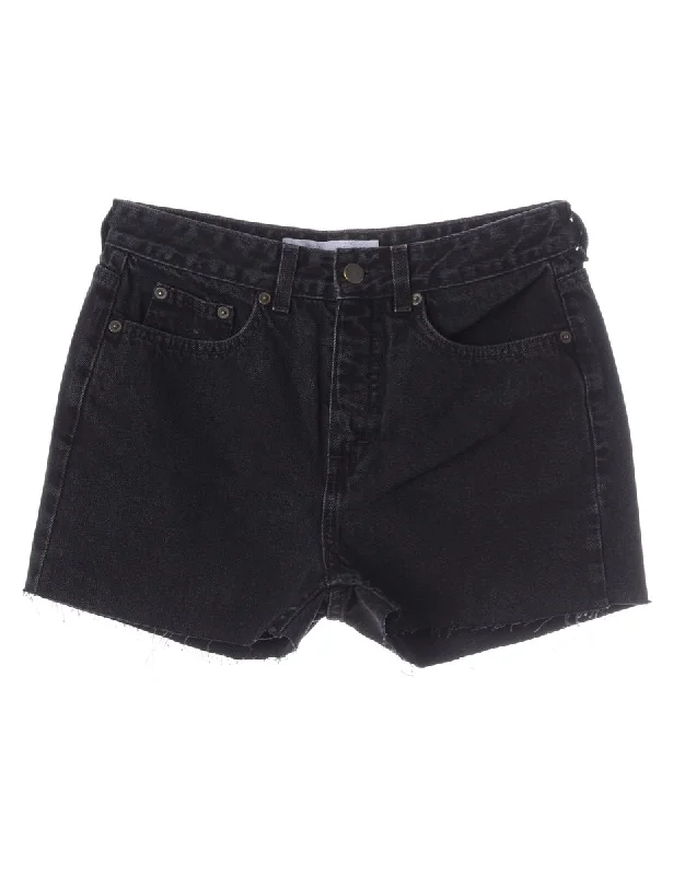 Label Molly Frayed Denim Shorts