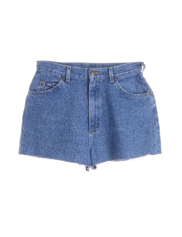 Label Molly Frayed Denim Shorts