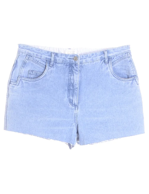 Label Molly Frayed Denim Shorts