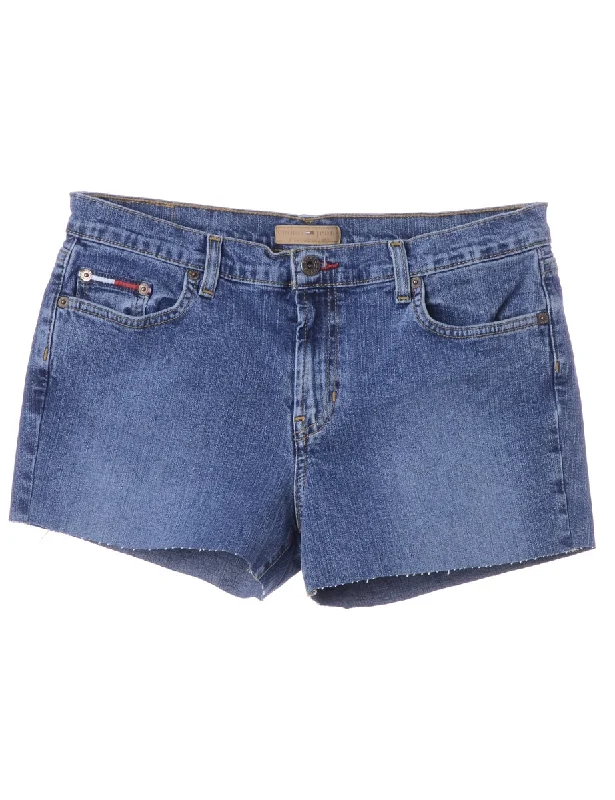 Label Molly Frayed Denim Shorts