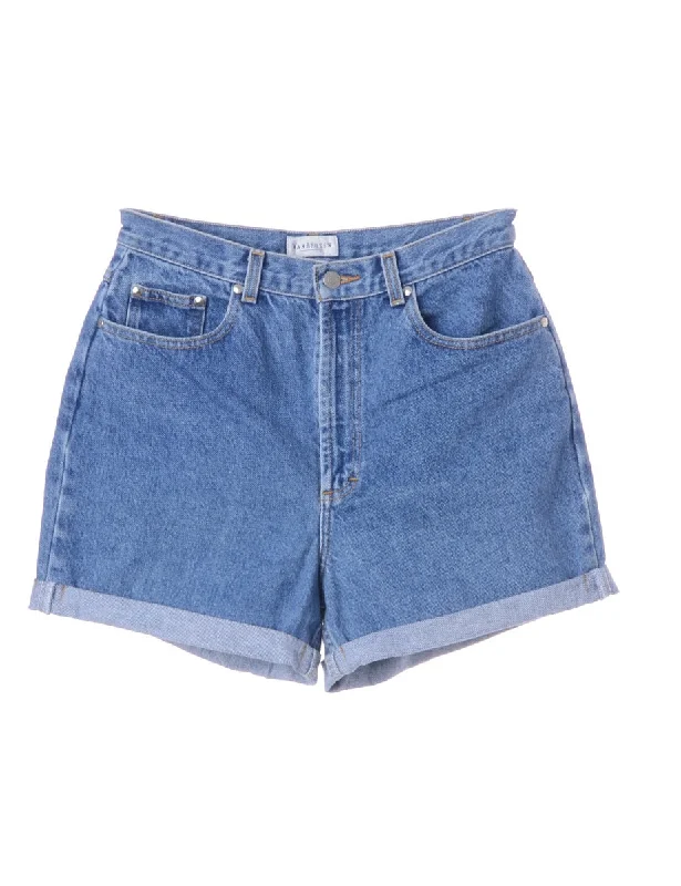 Label Willow Rolled Hem Denim Shorts