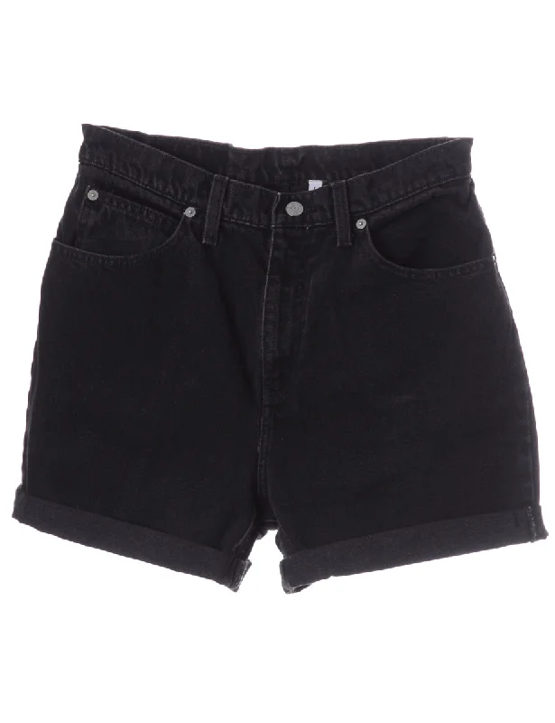 Label Willow Rolled Hem Denim Shorts