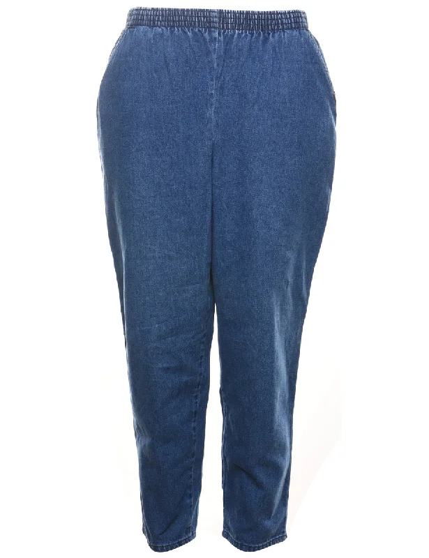 Medium Wash Denim Trousers - W28 L26