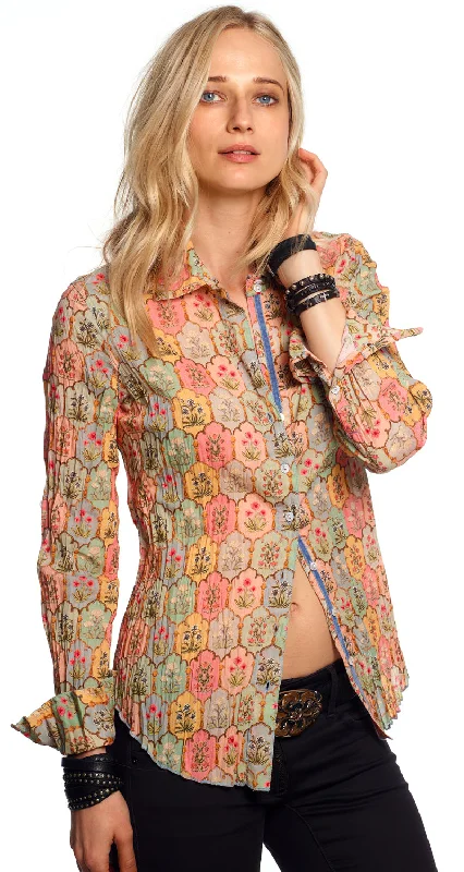 Cino Moroccan Tile Button Down Shirt