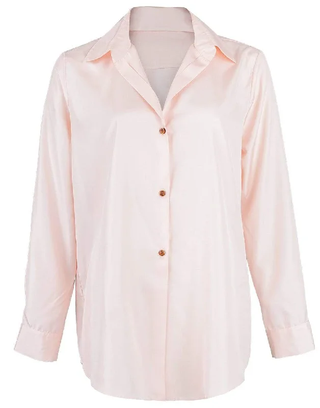 Pink Silk Jac Shirt