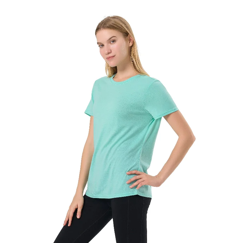 Women's Merino 200g Short Sleeve T-Shirt Green Tea