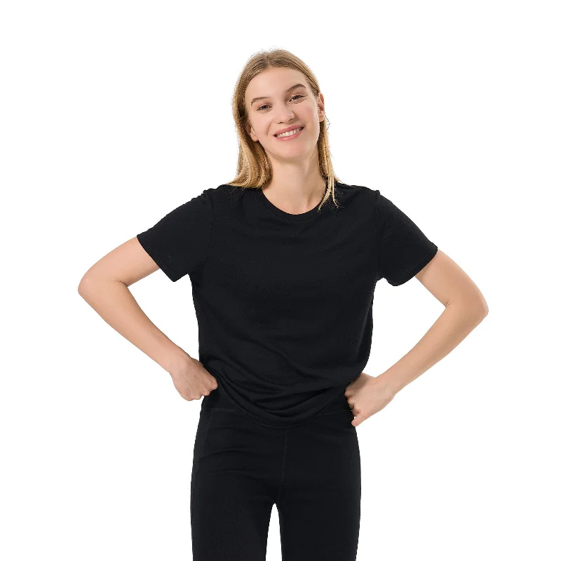 Women's Merino 200g Short Sleeve T-Shirt Black